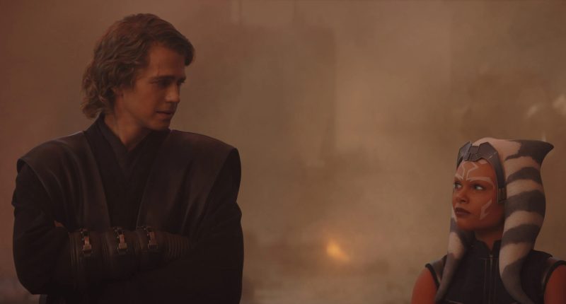 Anakin Skywalker (Hayden Christensen) a Ahsoka Tano (Ariana Greenblatt) / Star Wars: Ahsoka / Foto: Lucasfilm