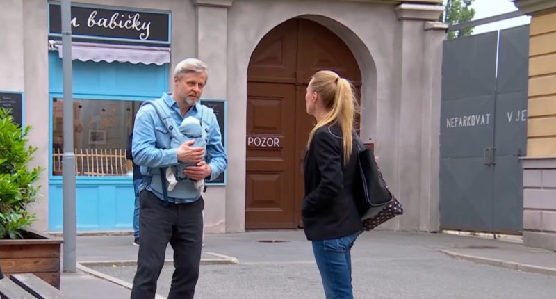Luděk v Ulici bojuje s hlídáním malé Esterky a do hry vstupuje někdo nečekaný Luděk a problémy s dítětem / Ulice / Foto: TV Nova