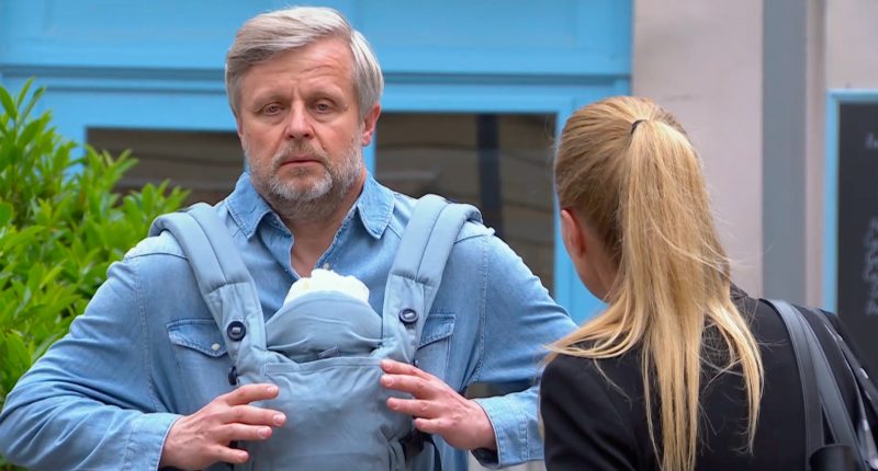 Luděk z Ulice v nesnázích při hlídání dcery: Pomůže mu Blanka? Luděk a problémy s dítětem / Ulice / Foto: TV Nova