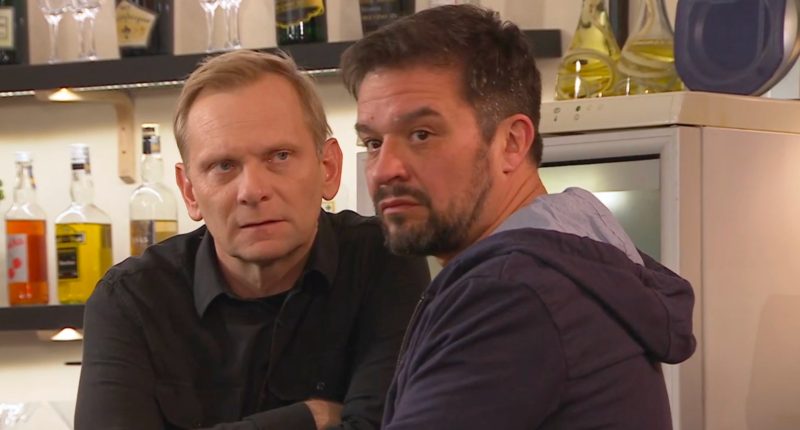 Mára nachytá tetu Bětu s Milošem při intimní schůzce Mára / Ulice / Foto: TV Nova