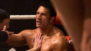 Dwayne The Rock Johnson ve filmu Mlátička / The Smashing Machine / Foto: A24