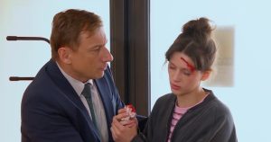 Sára zkolabovala / Foto: TV Nova