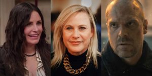 Courteney Cox - Patricia Arquette - David Harbour / Foto koláž: HBOMax, Philip Romano/Wikimedia, Netflix