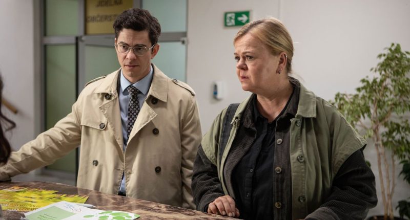 Drsná detektivka Sabina Remundová a Marek Adamczyk v nové kriminálce z Poděbrad Buldok z Poděbrad / Foto: TV Nova