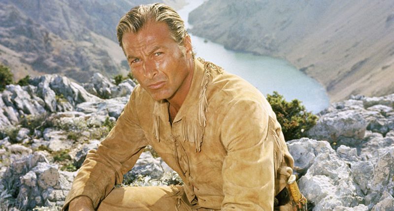 Tragický osud Lexe Barkera, filmového Old Shatterhanda, hrdiny, kterému nikdo nepomohl Lex Barker ve filmu Vinnetou / Foto: Jadran Film, Rialto Film Preben-Philipsen